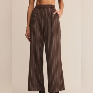 Z SUPPLY Alma pinstripe wide leg pant